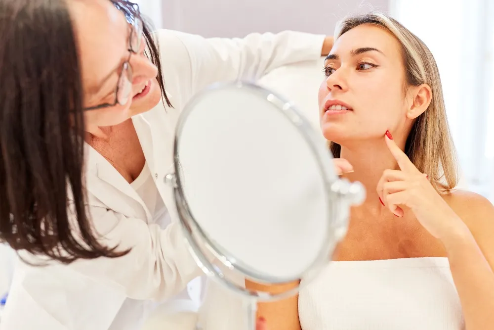 results after a non-surgical facelift in Canton MI