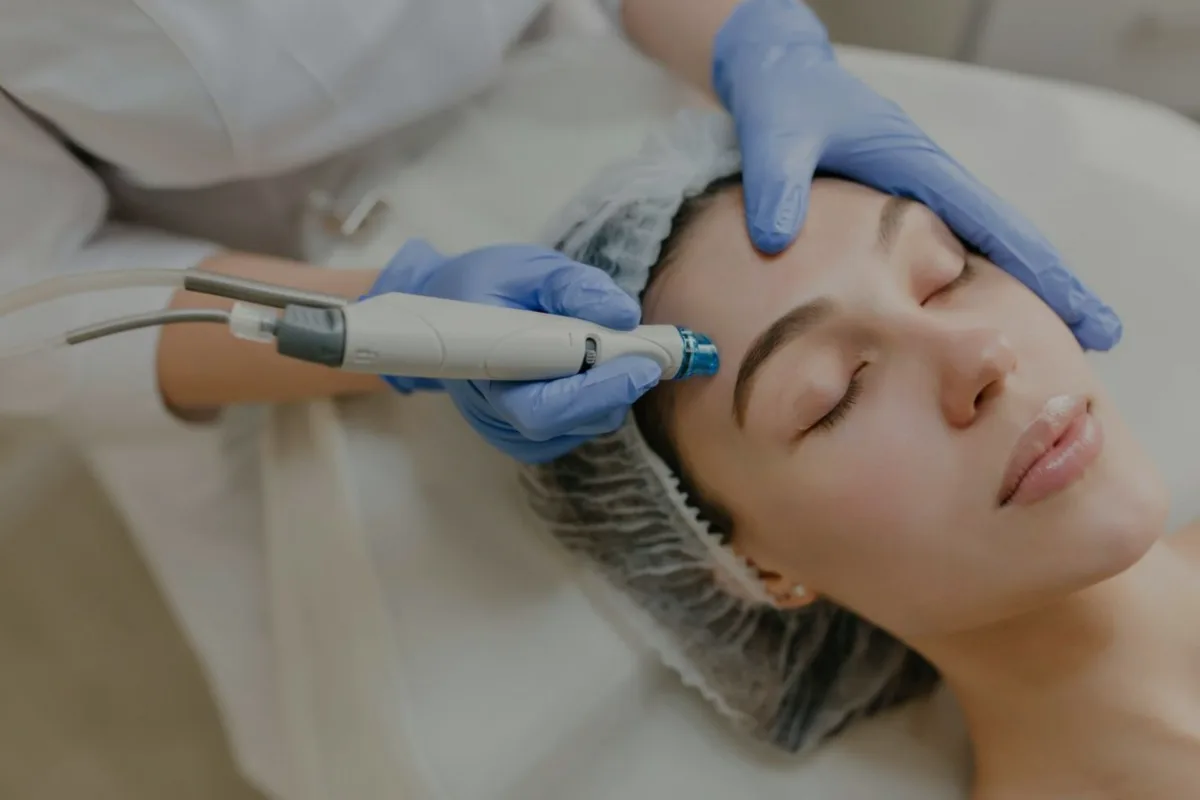 HydraFacial skin treatment at The Aesthetic Company, Canton, Michigan