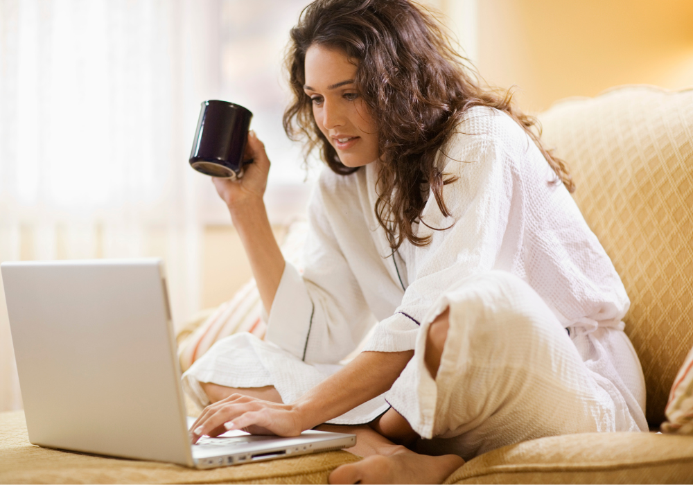 woman researching the best dermal filler prices in Canton MI